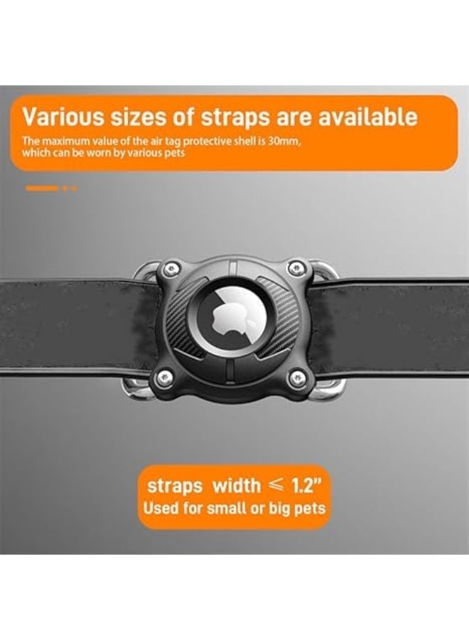 حامل طوق الكلاب لجهاز ايرتاج | لجهاز ايرتاج مقاوم للماء - حافظة حماية لطوق الكلاب والقطط مع حلقة معدنية قابلة للازالة، بولي يوريثين حراري قوي، خفيف الوزن، حجم صغير (اسود) - Image 2